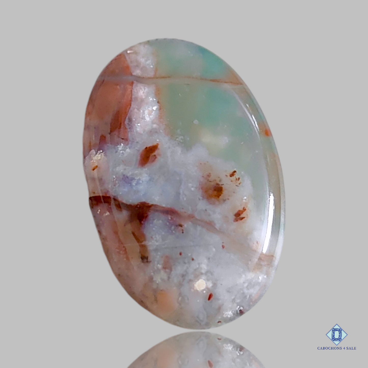 Chrysoprase-oval-Cabochons