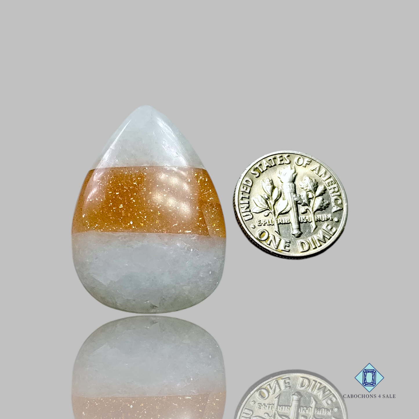 Piedra lunar melocotón + Dobletes de piedra lunar