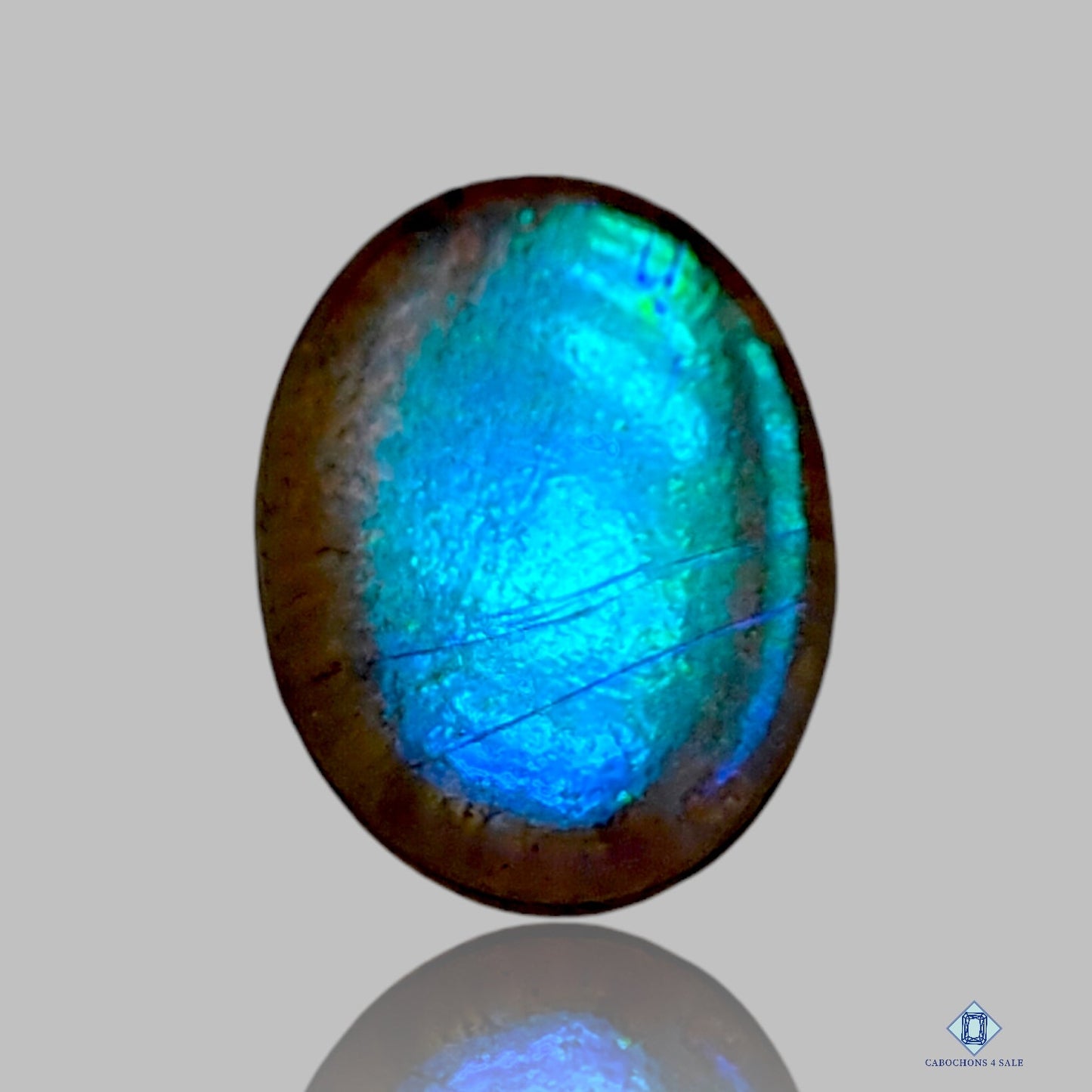 Labradorite Coated Doublets