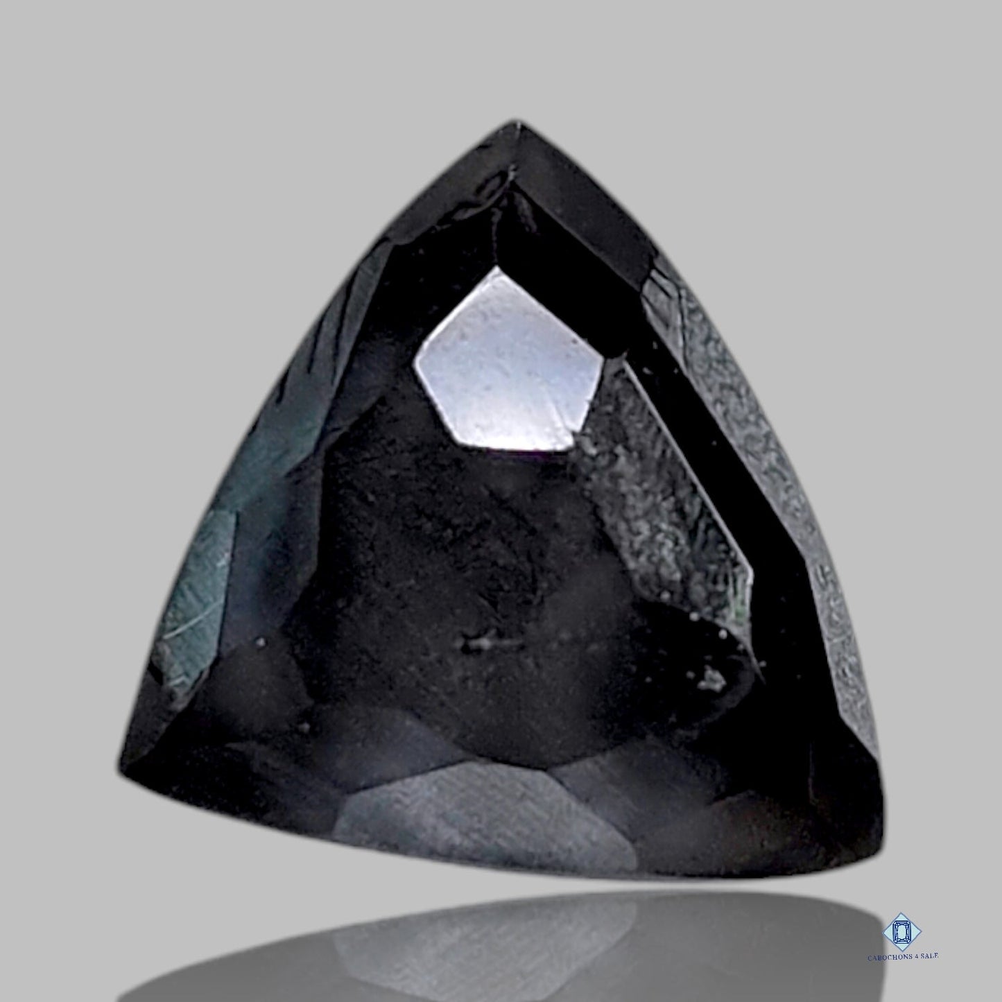 Hematite + Crystal Quartz Doublets Trangular Doublets