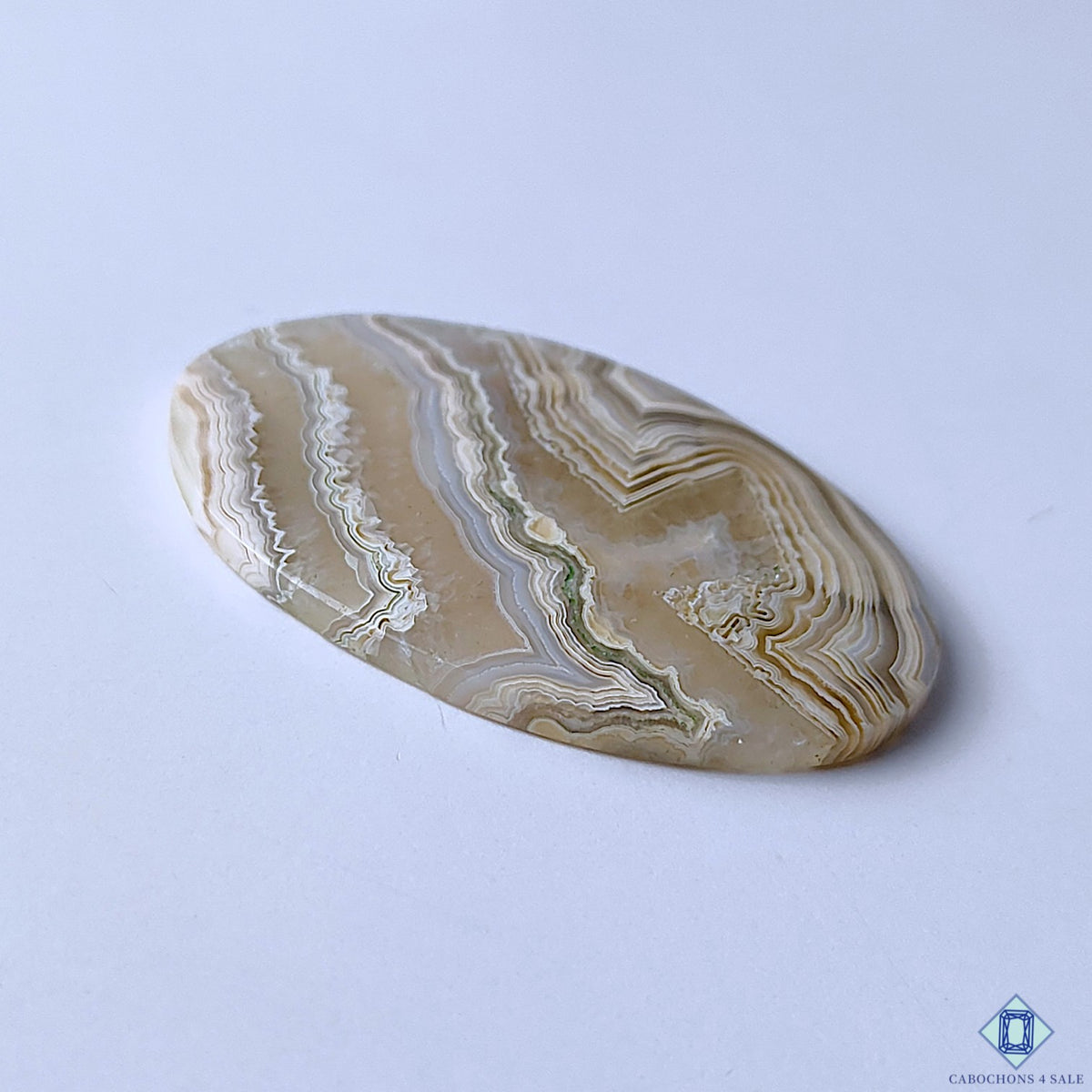 Crazy Lace Agate Oval Cabochons 43x27x4mm
