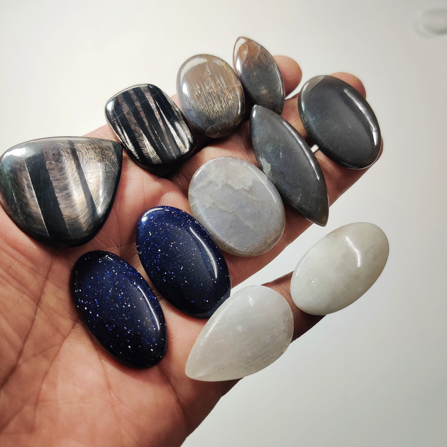 Mix Stone Cabochons for Jewelry Making | Natural Mixed Gemstone Loose Stones