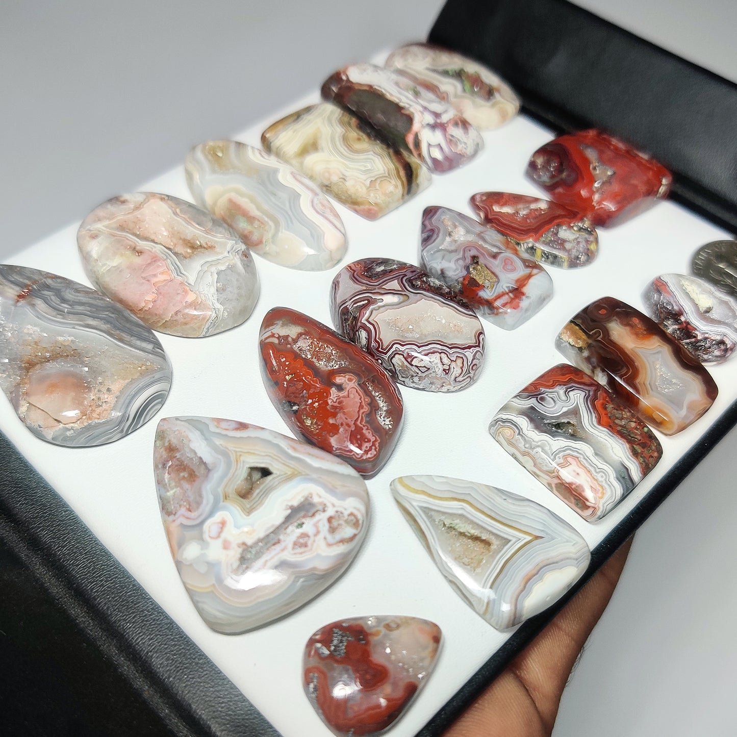 Crazy Lace Agate Gemstone Cabochon for Jewelry Making | Natural Loose Stone | Premium Quality Handmade Cut Gem