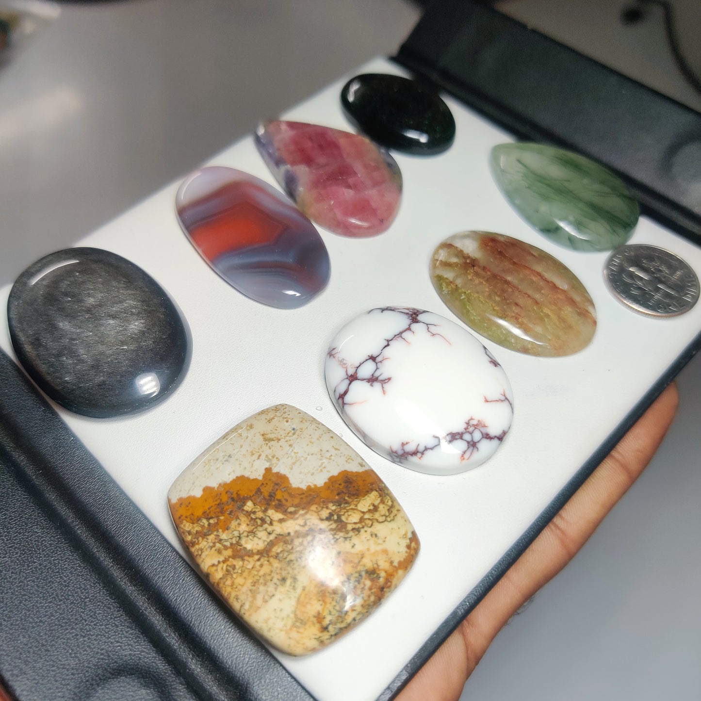 Mix Stone Cabochon Gemstones Natural Mix Stone Cabochons for Jewelry Making, Assorted Loose Gemstones, Premium Polished Gems