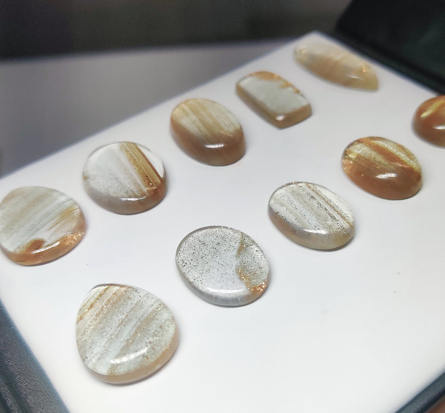 Natural Golden Sunstone Gemstone for Jewelry Making | Premium Quality Calibrated Loose Sunstone | Certified & Expert Cut