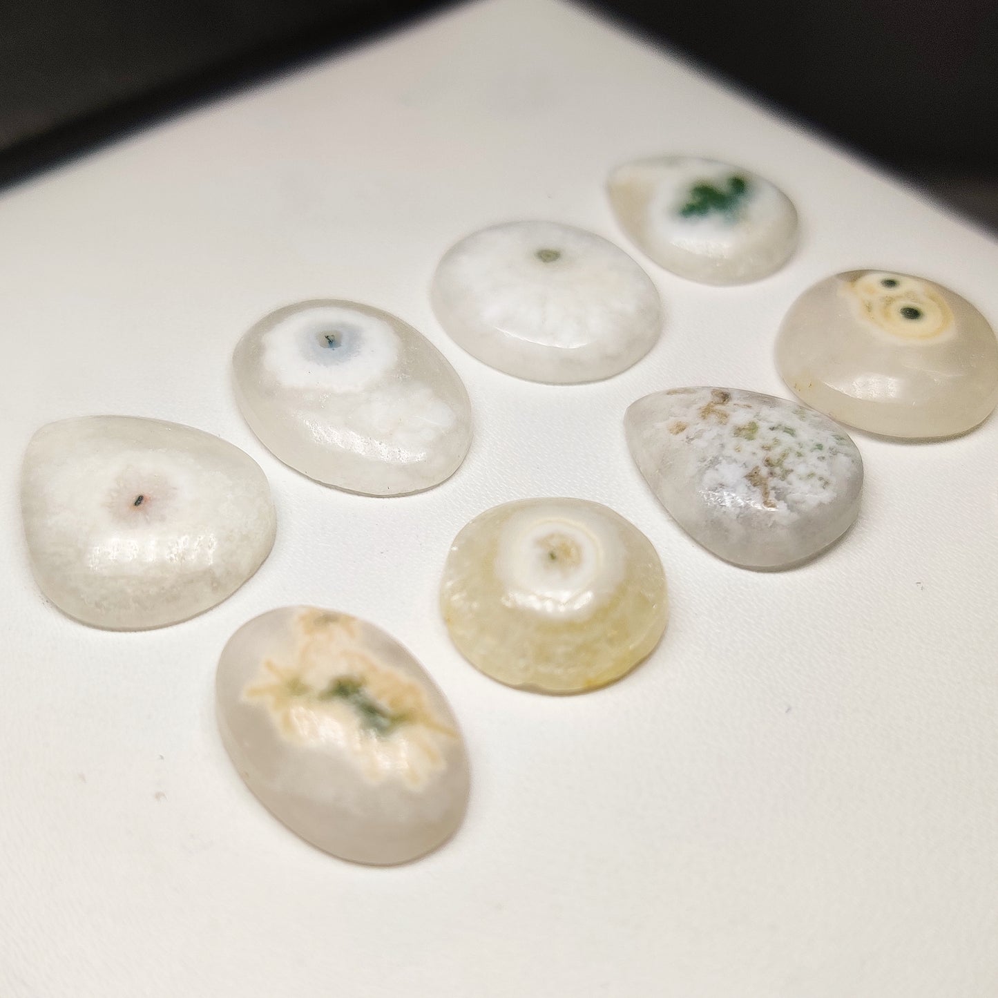 Natural Solar Quartz Cabochon | Stalactite Crystal Gemstone for Designer Jewelry Making