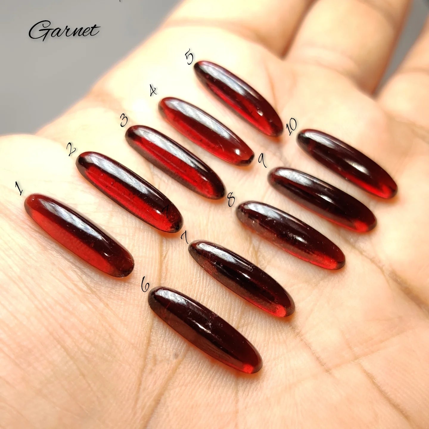 Natural Garnet Gemstone for Jewelry Making |Loose Garnet Stone |Multiple Sizes, Shapes & Options
