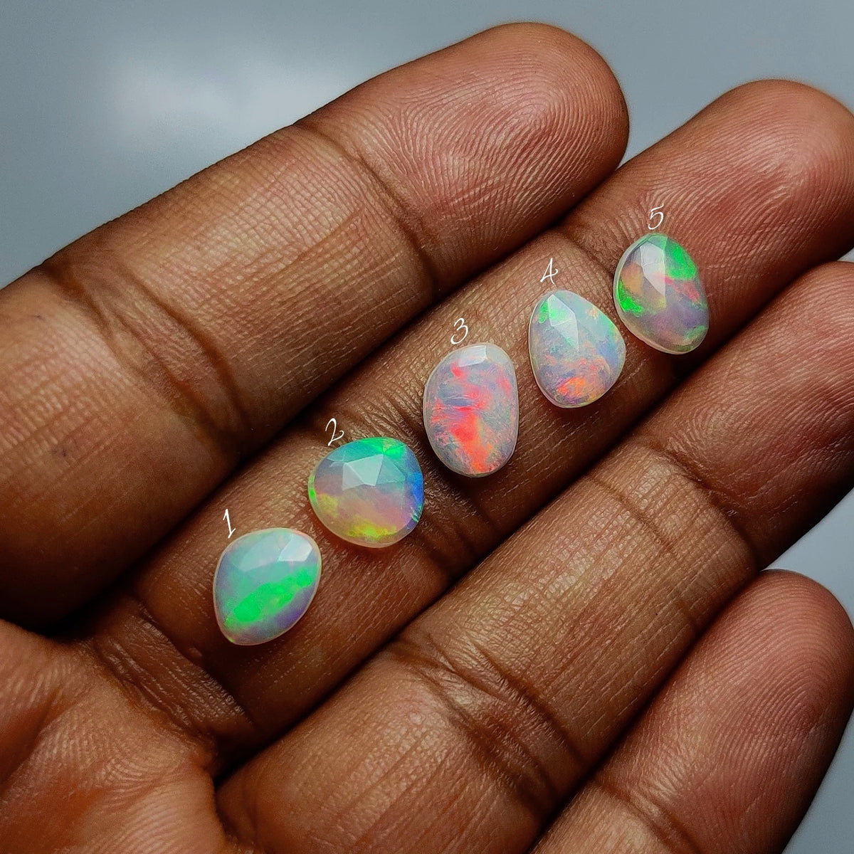 Natural Ethiopian Opal Gemstone | Mesmerizing Play of Color for Jewelry Making