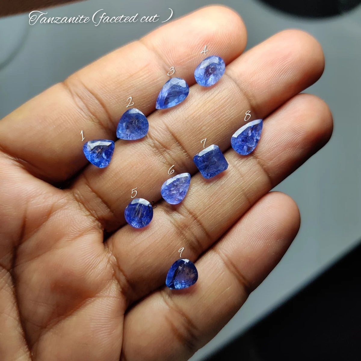 Natural Tanzanite Gemstone | Blue Violet Stone for Jewelry Making