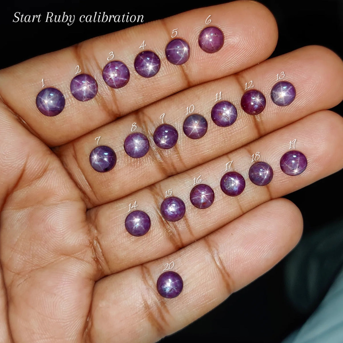 Natural Star Ruby Gemstone Cabochon | Captivating Ruby Red Body with Natural Star Effect for Jewelry Making