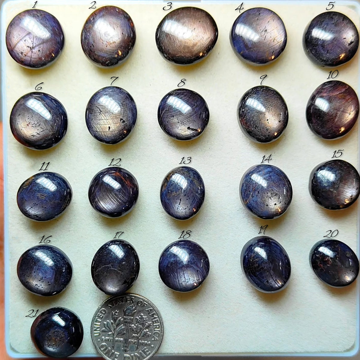 Natural Zawadi Sapphire Gemstone Cabochon | Rich Blue Beauty with Distinctive Natural Character for Jewelry Making