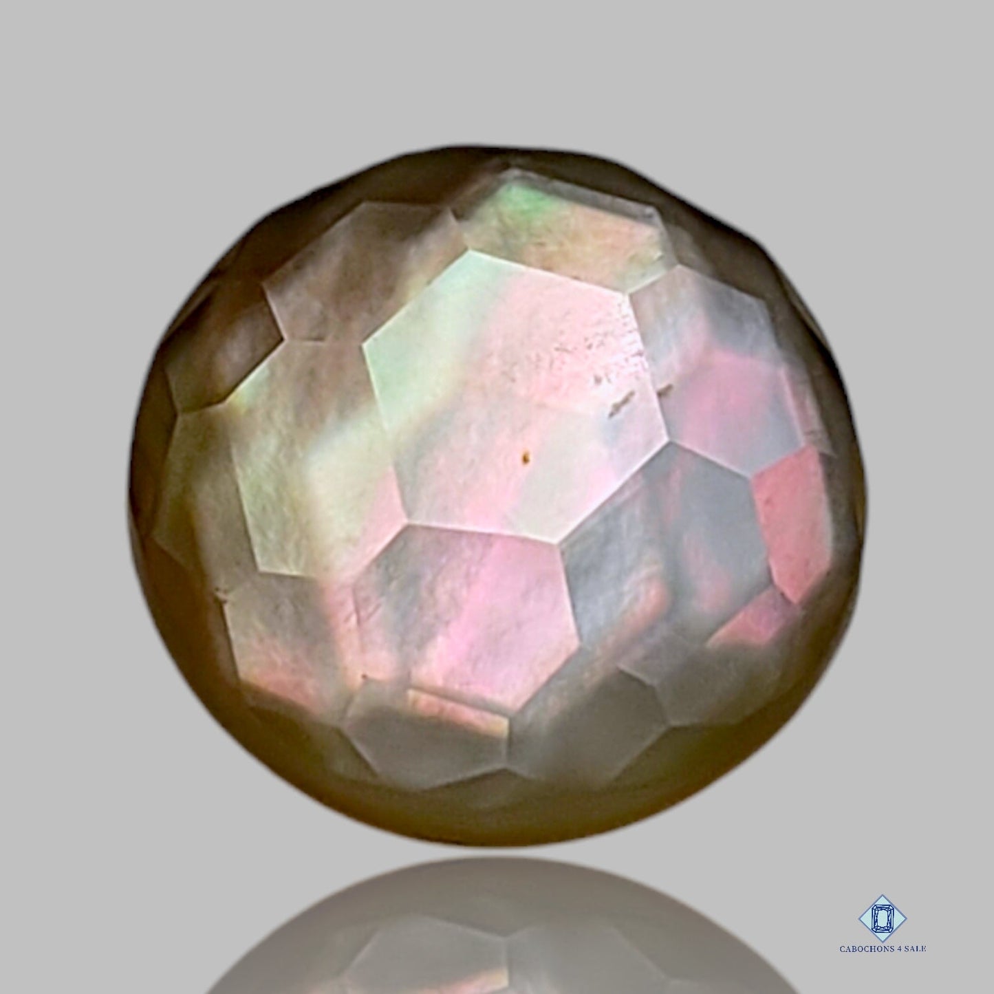 Mother Of Pearl Crystal Quartz Doublets