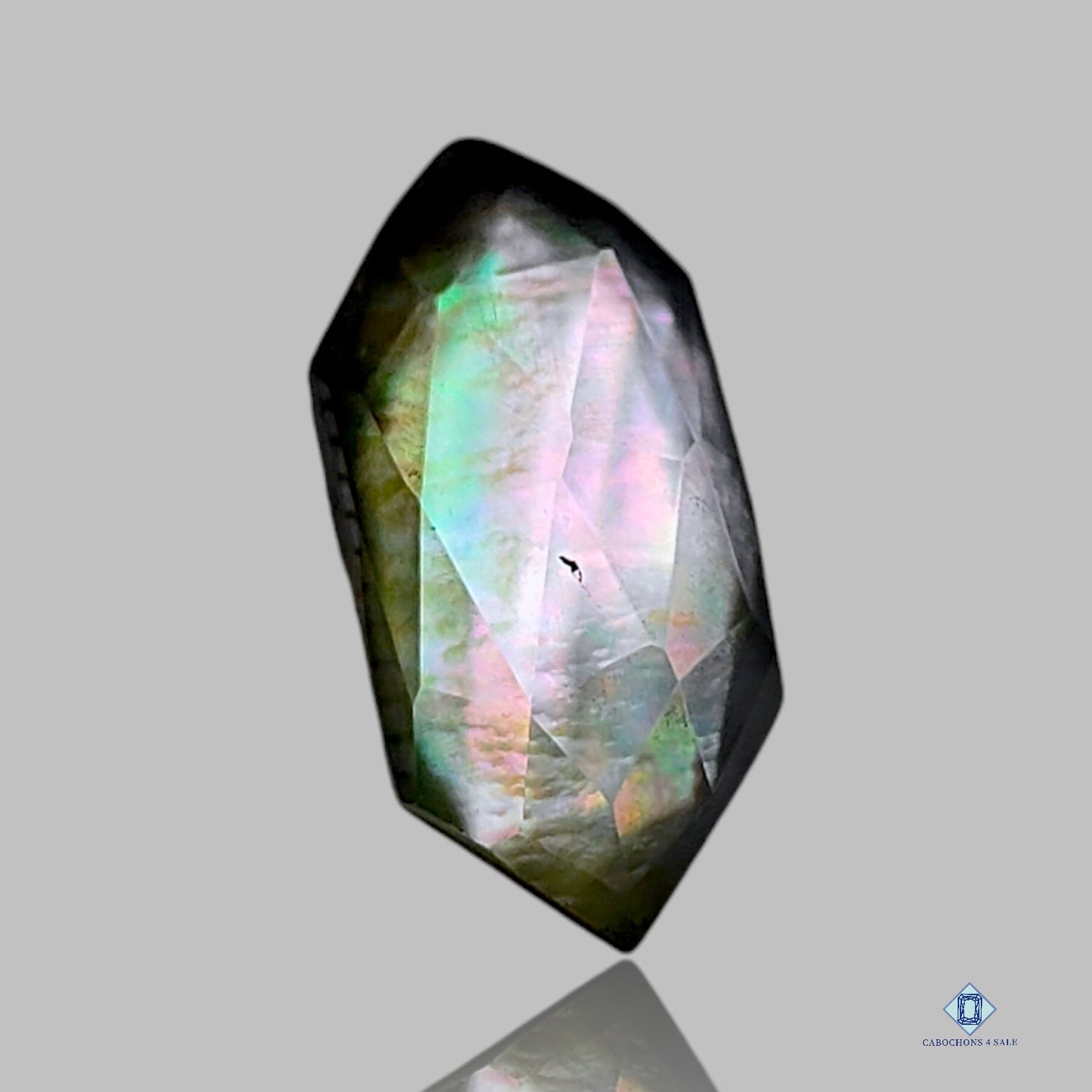 Mother Of Pearl Crystal Quartz Doublets