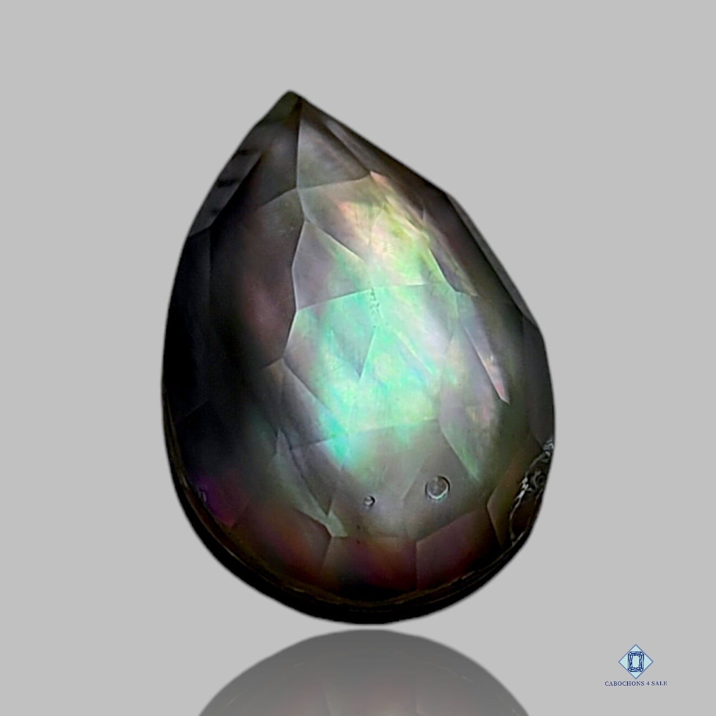 Mother Of Pearl Crystal Quartz Doublets