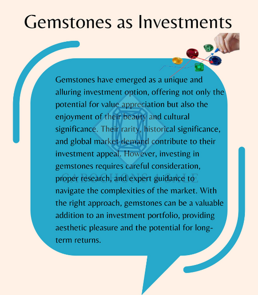 GEMSTONES AS INVESTMENTS