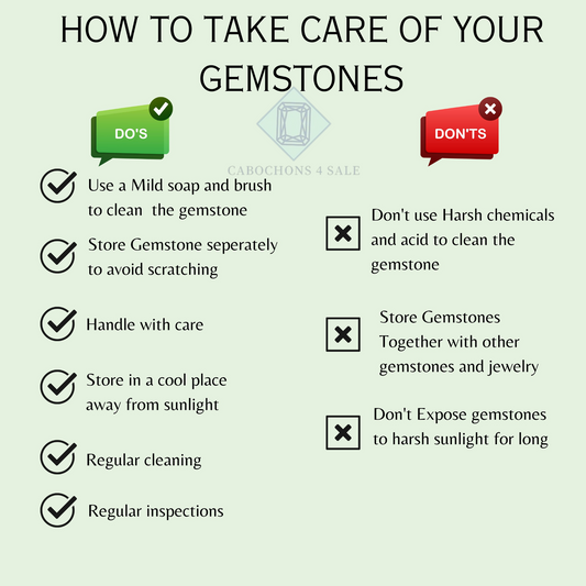 HOW TO TAKE CARE OF YOUR GEMSTONES