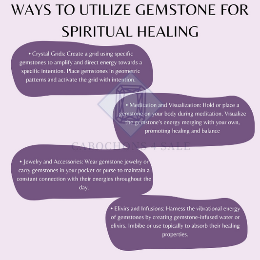 WAYS TO UTILIZE GEMSTONE FOR SPIRITUAL HEALING