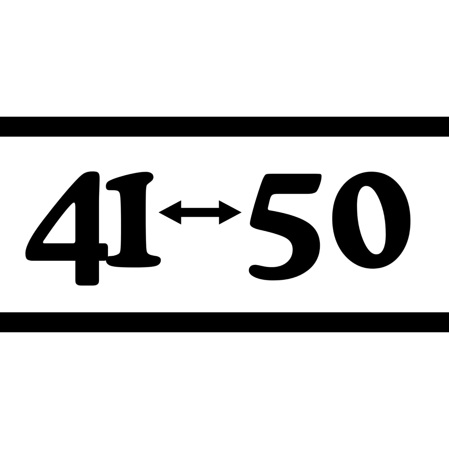 (41 to 50)mm