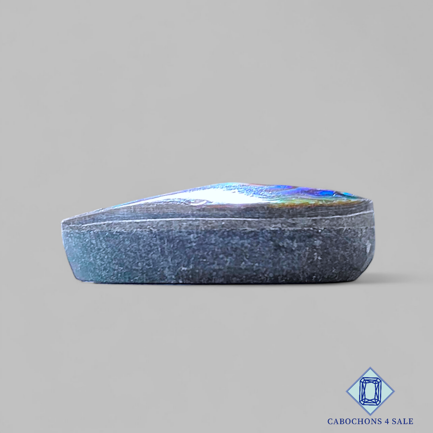 Cabujones de concha de abulón en forma de pera