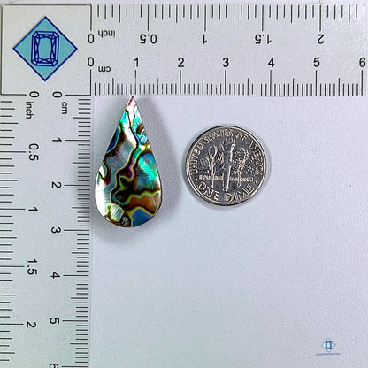 Abalone Shell Pear Cabochons