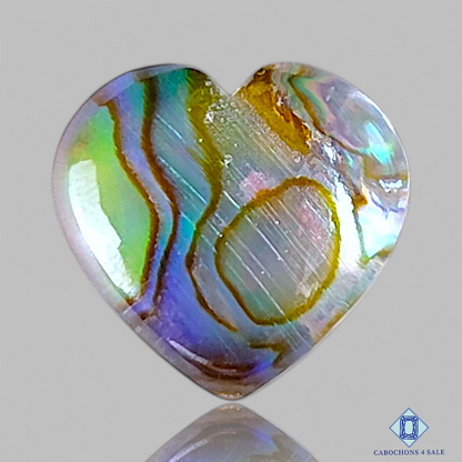 Abalone Shell + Crystal Quartz Doublets