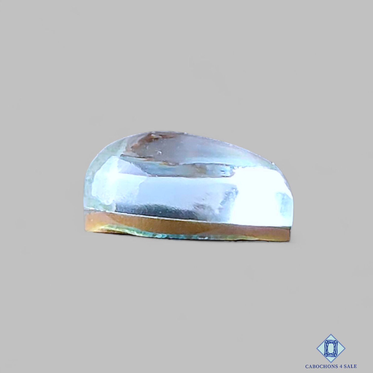 Abalone Shell + Crystal Quartz Doublets