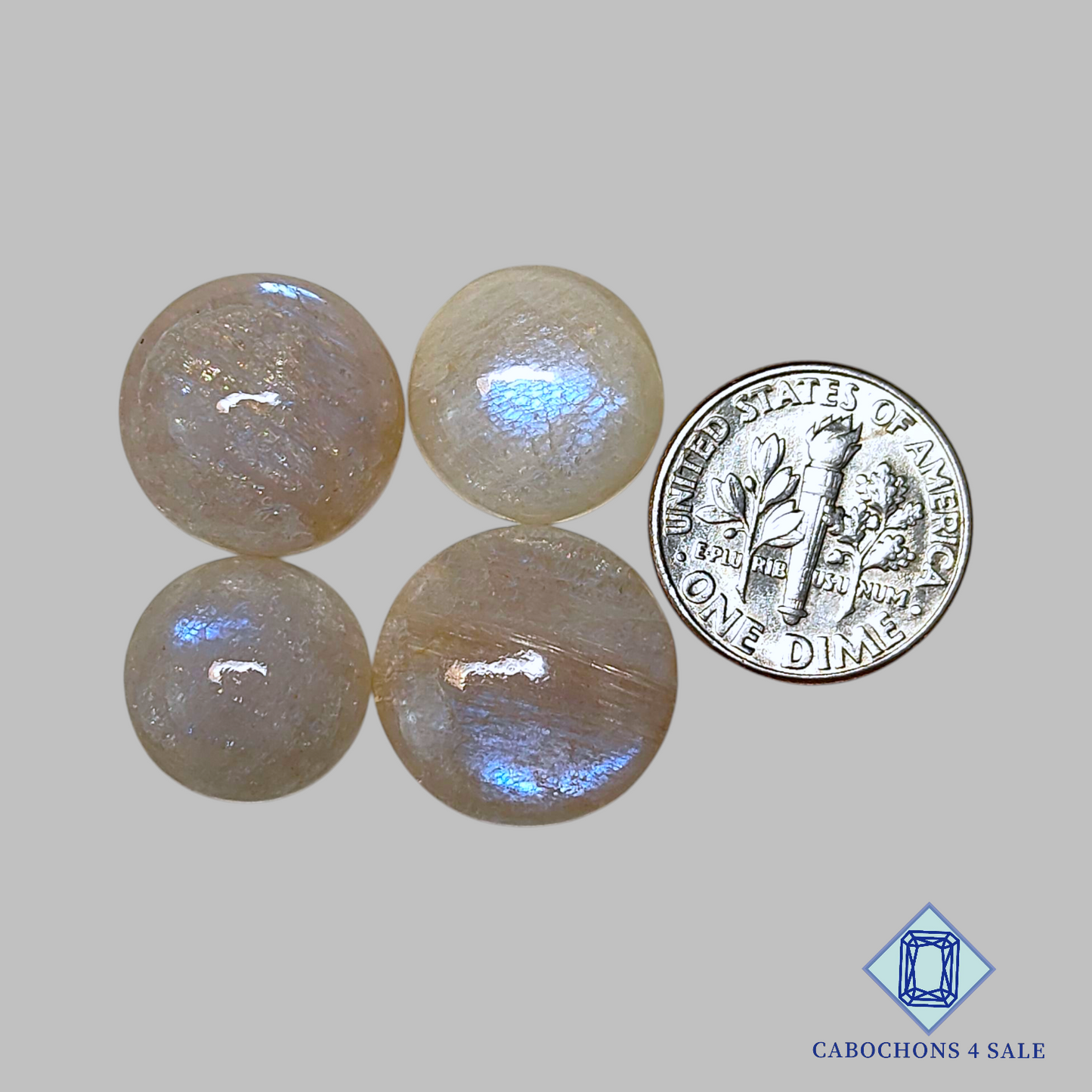 Natural African Moonstone Round Lots