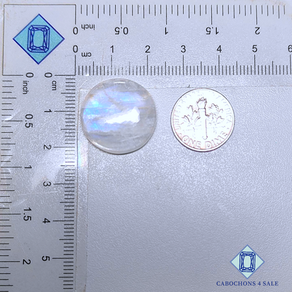 Cabujones redondos de piedra lunar africana