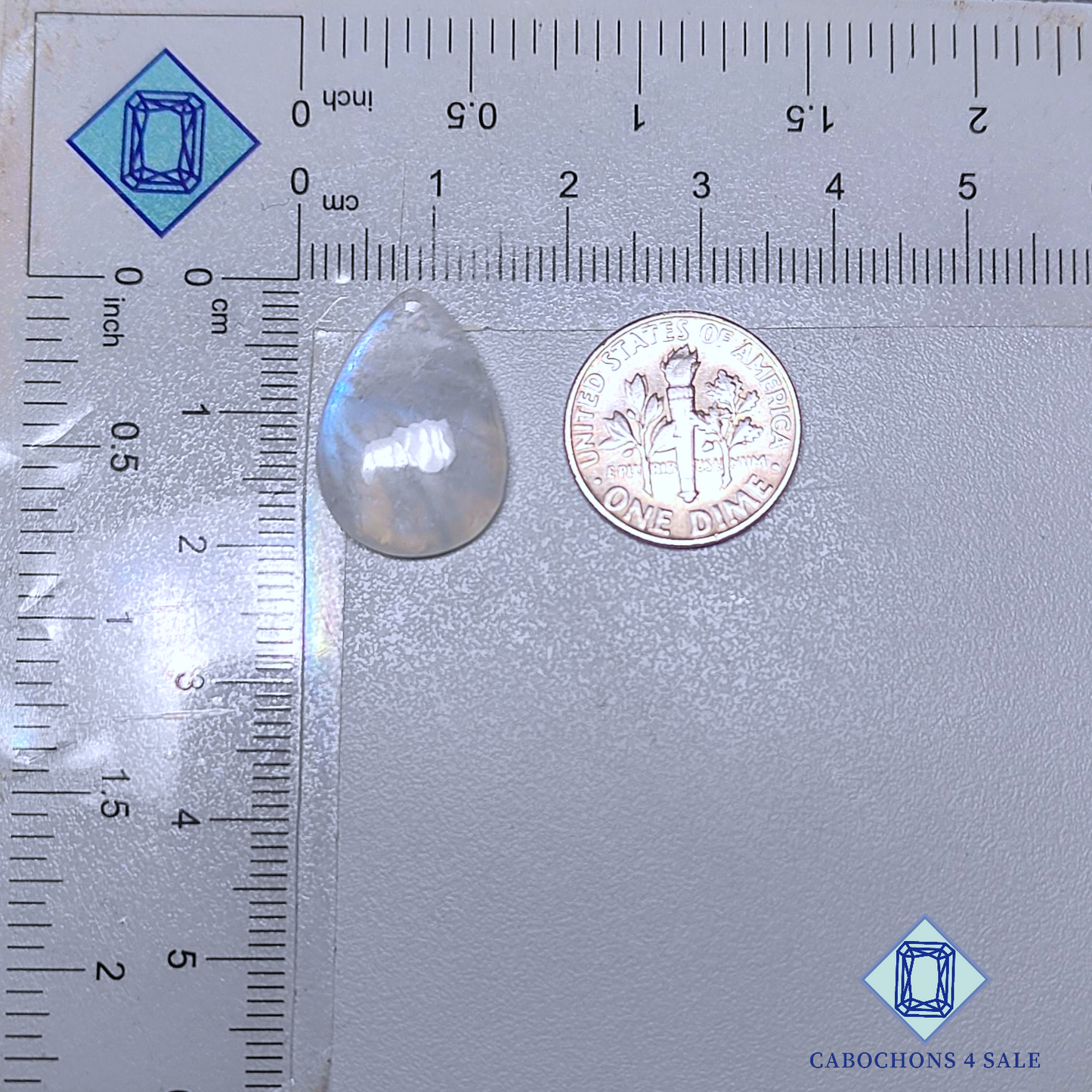 African Moonstone Pear Cabochons