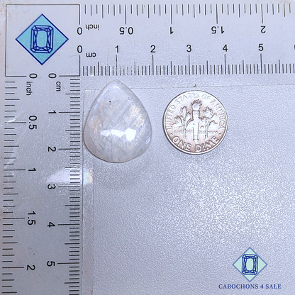 African Moonstone Pear Cabochons
