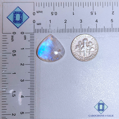 African Moonstone Pear Cabochons 17*17*6mm