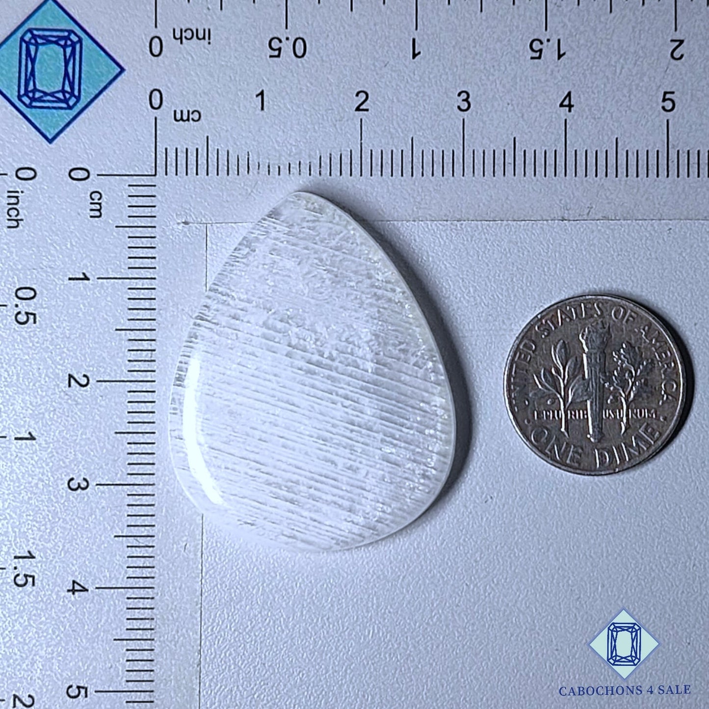 Cabujones de piedra lunar africana natural en forma de pera de 35 x 18 x 5 mm de Madagascar, disponibles para la venta. 