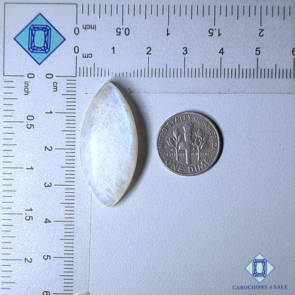 Natural African Moonstone Gemstone Marquise Cabochons 34*16*8mm from Madagascar available for sale