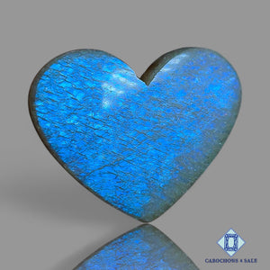 Natural African Moonstone Gemstone Heart Carvings 30*37*7mm from Africa  available for sale