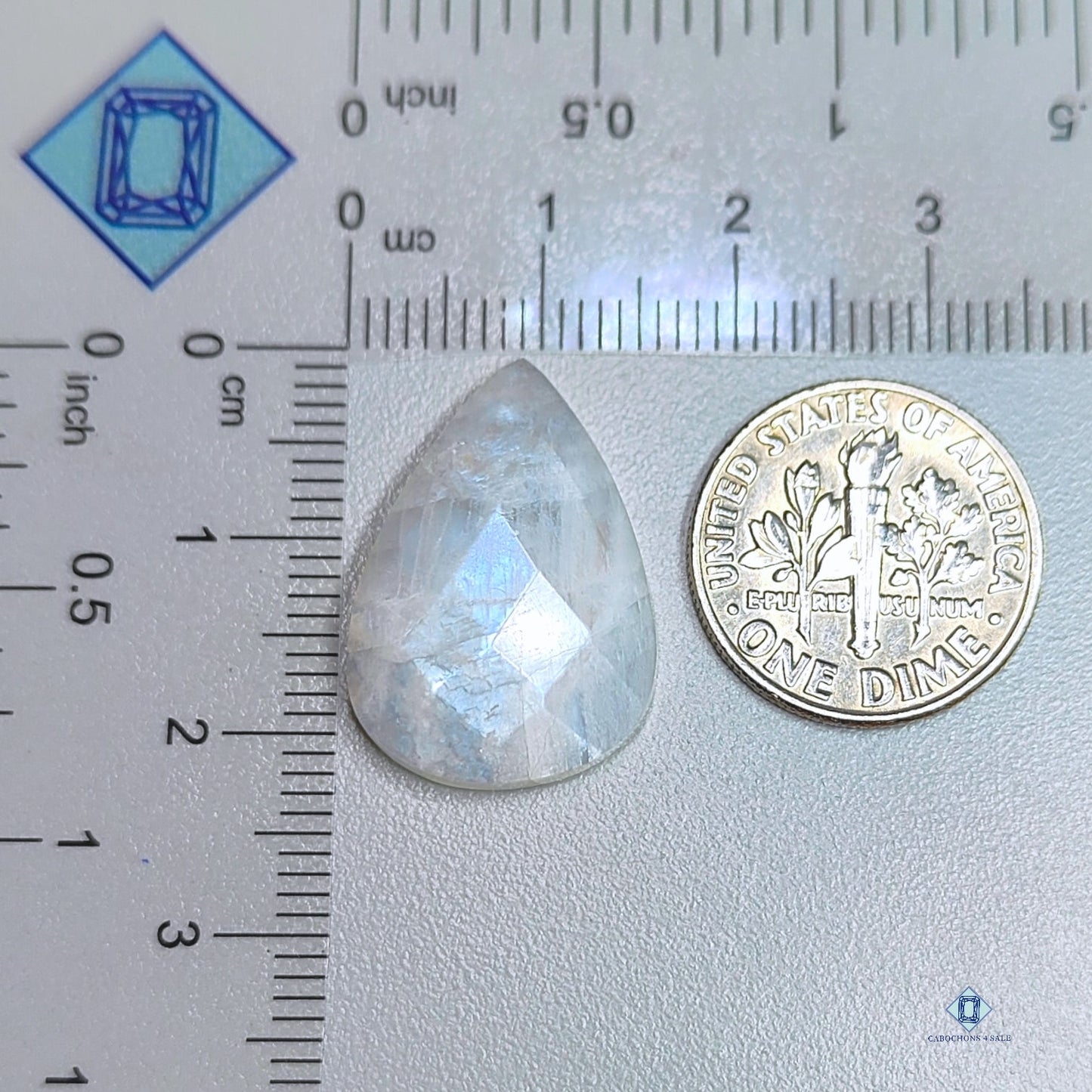 African Moonstone  Pear All cuts