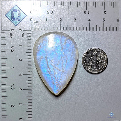 African Moonstone  Pear Cabochons