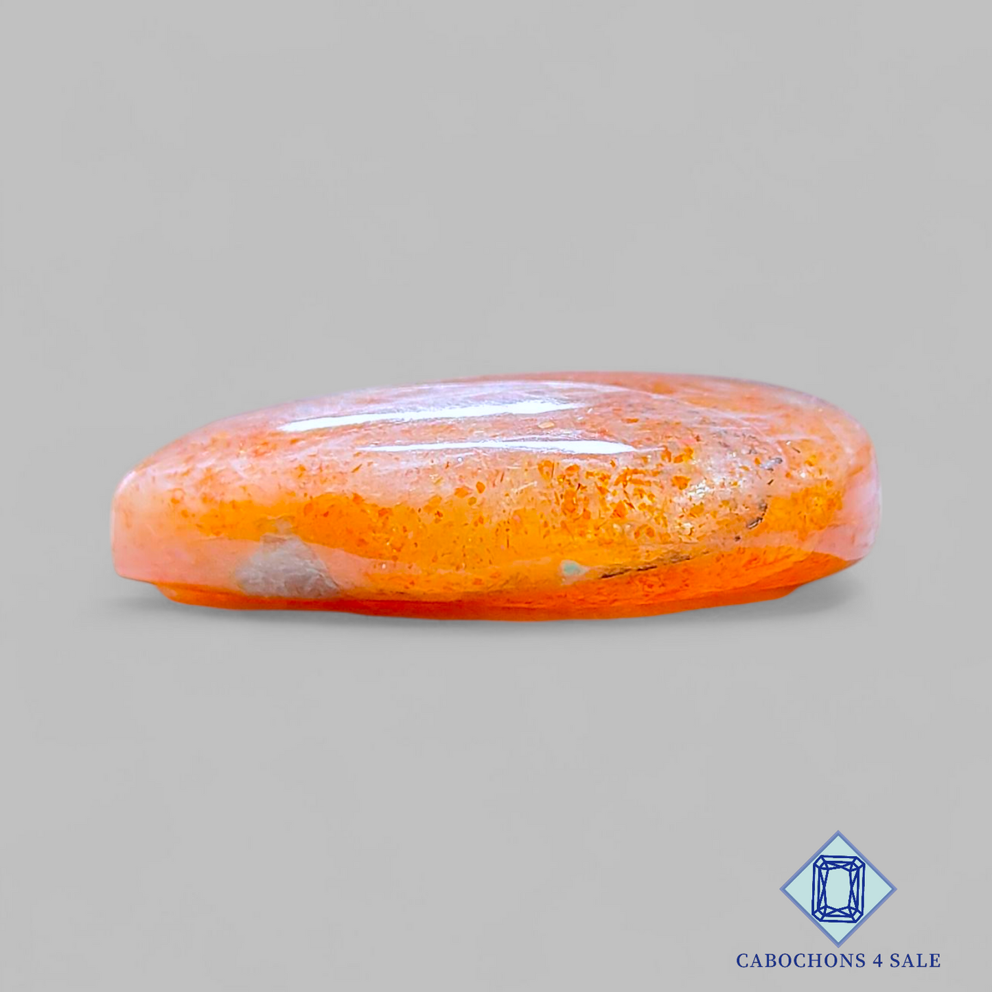 African Sunstone Pear Cabochons