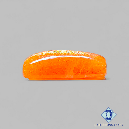 Cabujones de fantasía de piedra solar africana de 23 x 14 x 8 mm