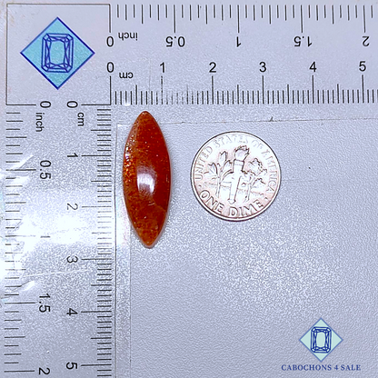 African Sunstone Marquise Cabochons 26*9*7mm