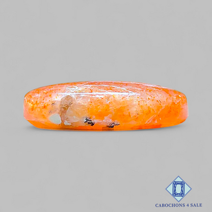 Cabujones ovalados de piedra solar africana de 27 x 16 x 6 mm