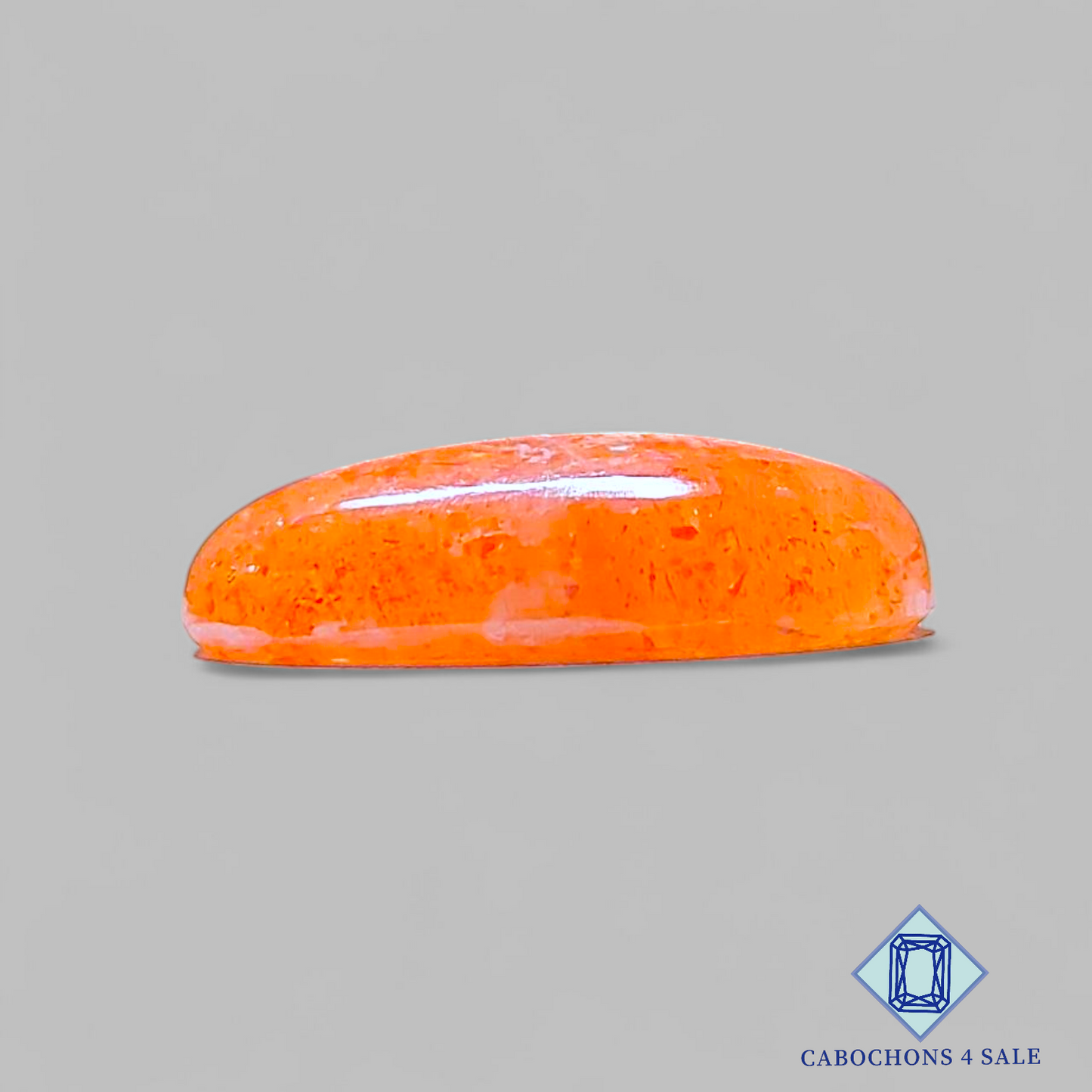 Cabujones ovalados de piedra solar africana de 22 x 12 x 6 mm