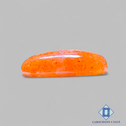 Cabujones ovalados de piedra solar africana de 22 x 12 x 6 mm