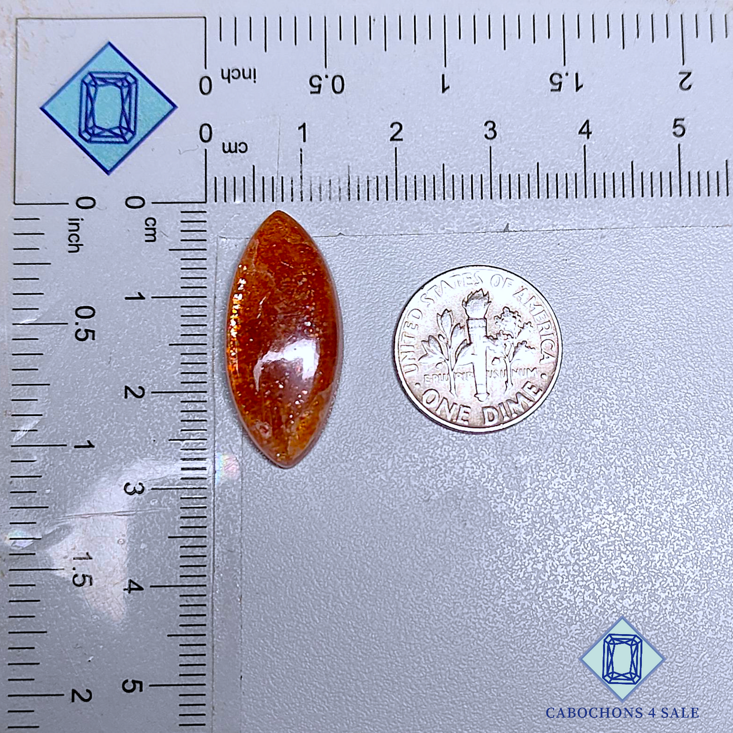 African Sunstone Marquise Cabochons 26*12*6mm