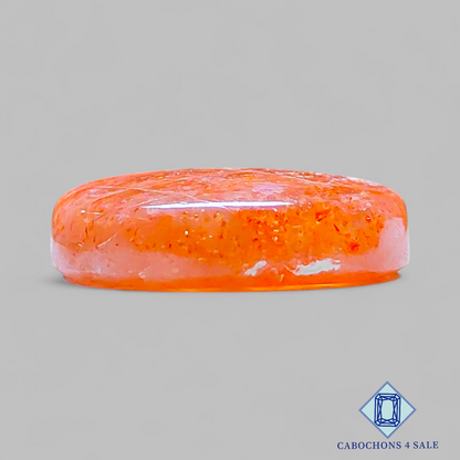 Cabujones ovalados de piedra solar africana de 23 x 17 x 7 mm