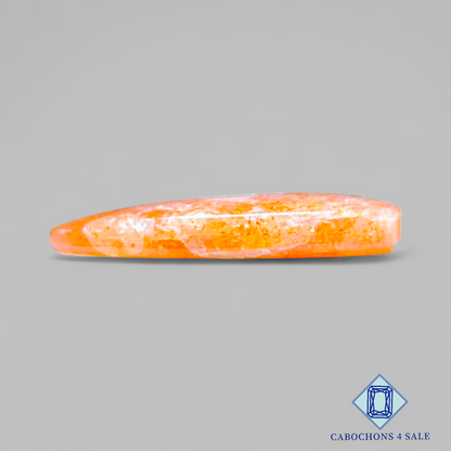 African Sunstone Pear Cabochons 28*14*4mm