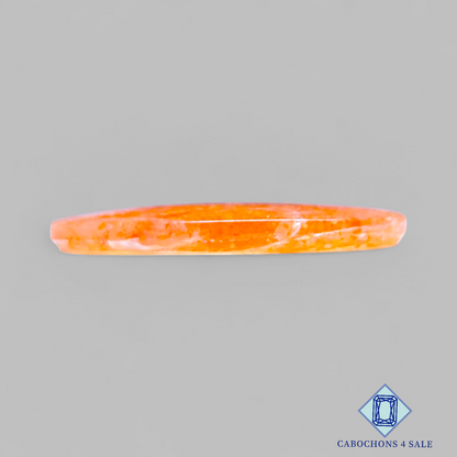 Cabujones ovalados de piedra solar africana