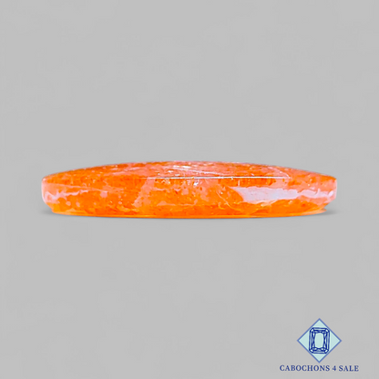 Cabujones ovalados de piedra solar africana