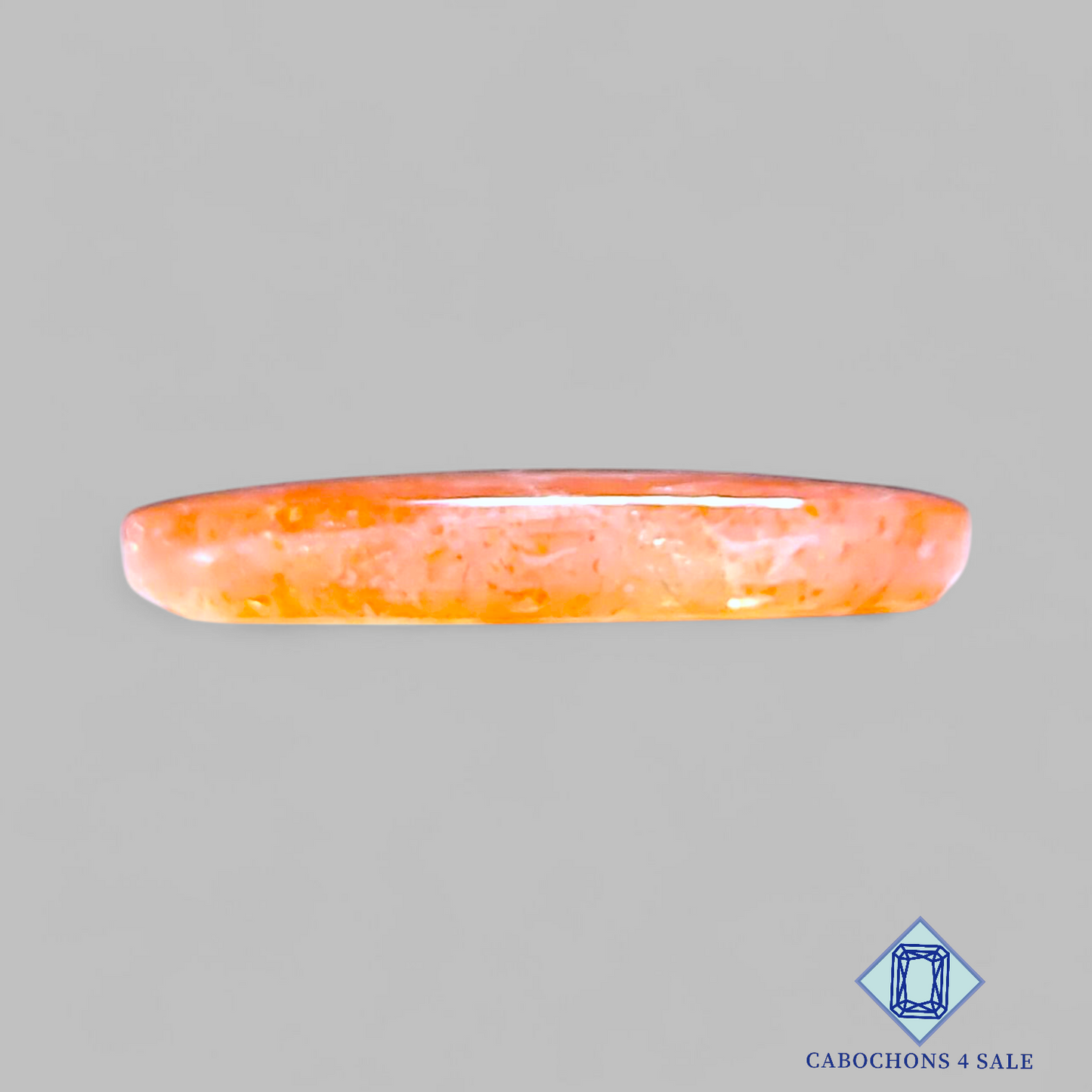 Cabujones ovalados de piedra solar africana