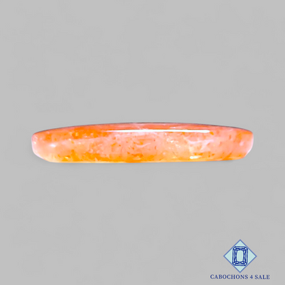 Cabujones ovalados de piedra solar africana