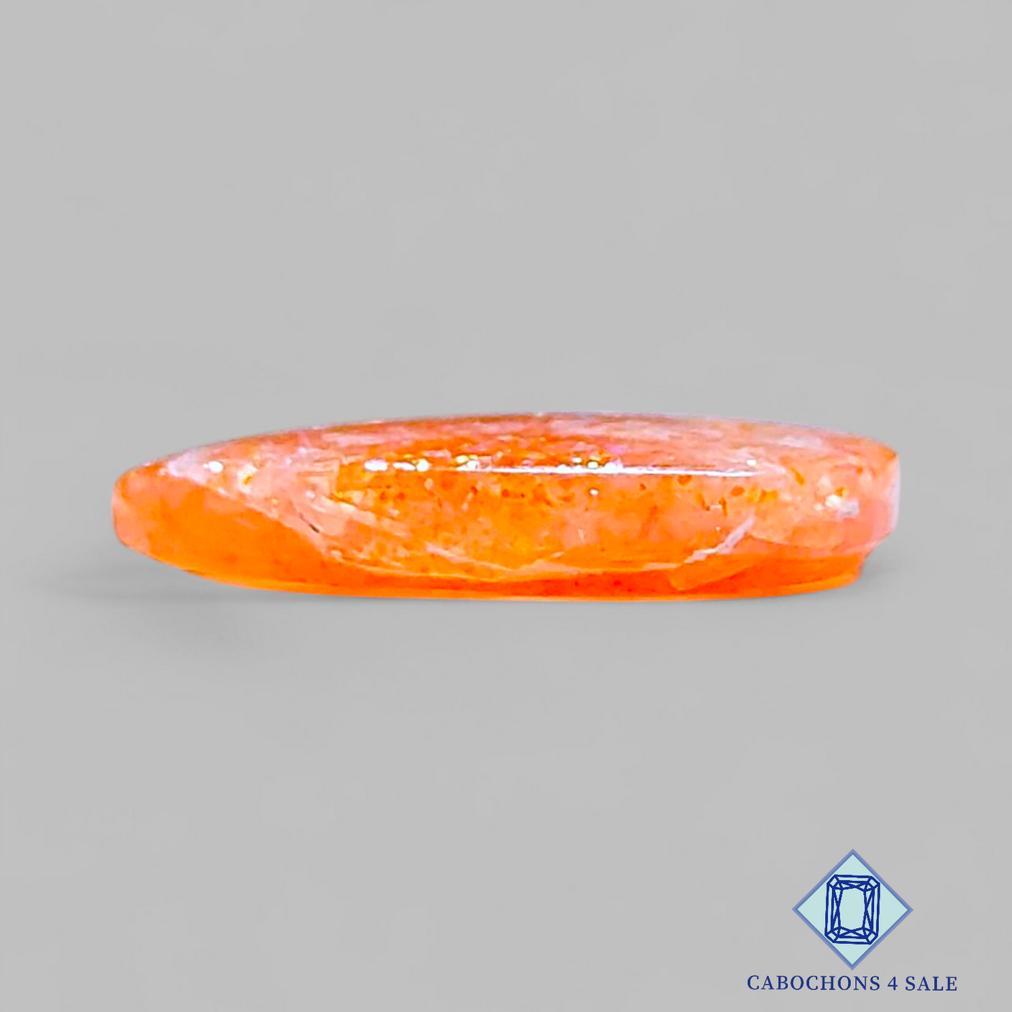 African Sunstone Pear Cabochons